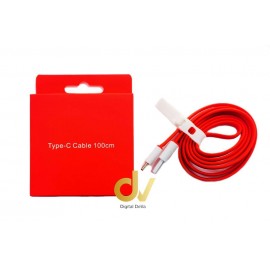 Cable Rojo Tipo C 1MT