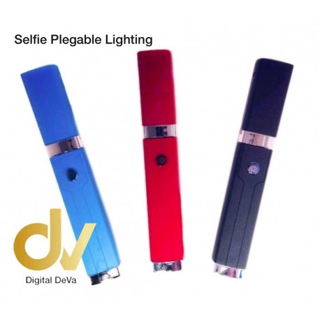 Selfie Plegable Lighting Negro