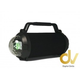 Altavoz Bluetooth Disco LED GT-115 Negro