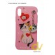 iPhone X / XS Funda Dibujo Con Colgante Gato Corazon