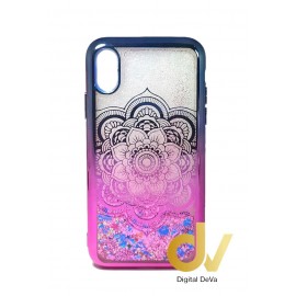 iPhone X / XS Funda Brilli Purpurina Mandala