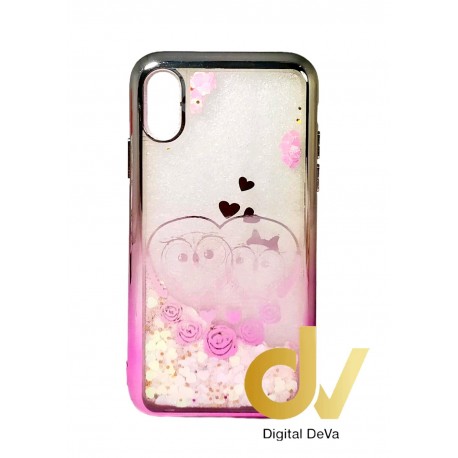 iPhone X / XS Funda Brilli Purpurina Buhos