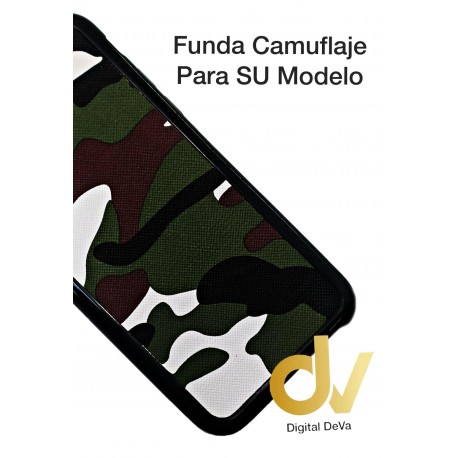 iPhone 7G / 8G Funda Camuflaje Tejido Verde