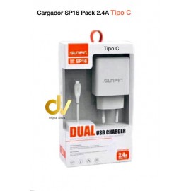 Cargador Pack SP16 Tipo C Sunpin
