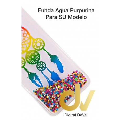 Mi A2 Lite / Redmi 6 Pro Xiaomi Funda Agua Purpurina Atrapa Sueños Colores