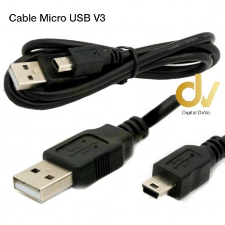 Cable Micro Mini USB V3