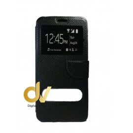 S6 Samsung Funda Libro 2 Ventanas Negro