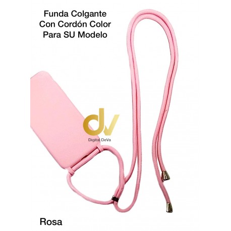 iPhone 11 Pro Funda Colgante Con Cordón De Color Rosa