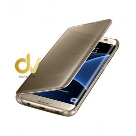 iPhone Xs Max Funda FLIP Case Espejo Dorado