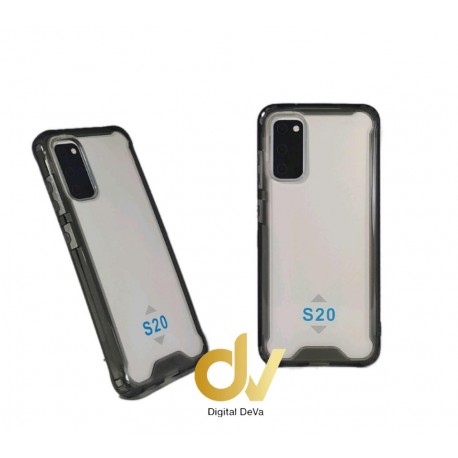 S20 Ultra Samsung Funda Transparente Color Bumper AIR Gris