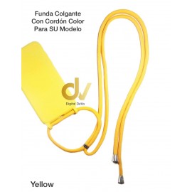 iPhone 7 Plus / 8 Plus Funda Colgante Con Cordón Amarillo