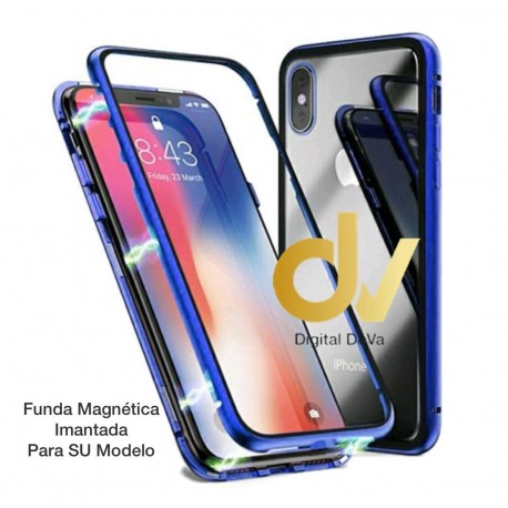 S10 Plus Samsung Funda Magnetica Imantada Azul