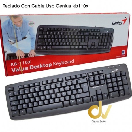 Teclado Con Cable Usb Genius Kb110x