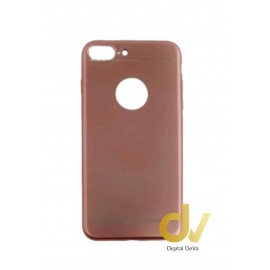 iPhone 7 Plus / 8 Plus Funda Marco Cromado Rosa Dorado