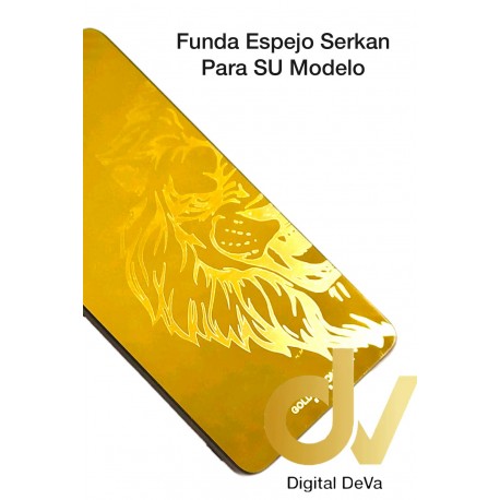 A42 5G Samsung Funda Serkan Espejo Dorado