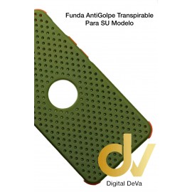 iPhone 12 Mini 5.4 Funda Antigolpe Transpirable Verde