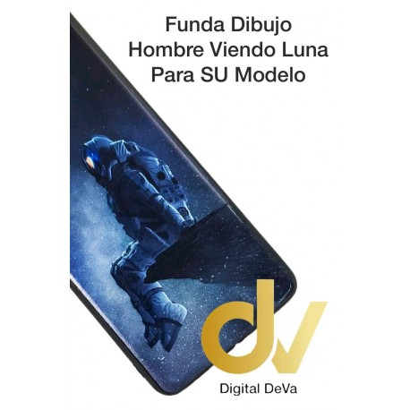 Psmart 2021Huawei Funda Dibujo Flex Hombre Viendo Luna