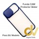 iPhone X / XS Funda CAM Protector Slider Azul