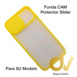 iPhone X / XS Funda CAM Protector Slider Amarillo