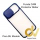 iPhone 12 Pro Funda CAM Protector Slider Azul