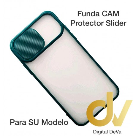 iPhone 12 Pro Funda CAM Protector Slider Verde Militar