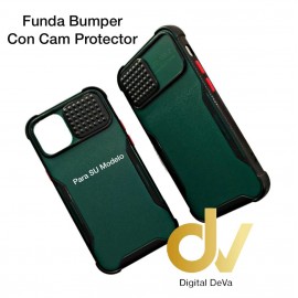 iPhone 12 6.1 Funda Bumper Con Cam Protector Verde