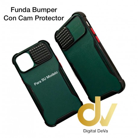 iPhone 12 Pro Max Funda Bumper Con Cam Protector Verde