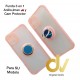iPhone 12 Mini 5.4 Funda 3en1 Anillo, Iman y Cam Protector Rosa