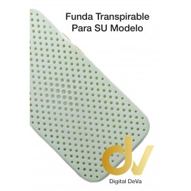 iPhone 12 Mini 5.4 Funda Transpirable Verde Agua