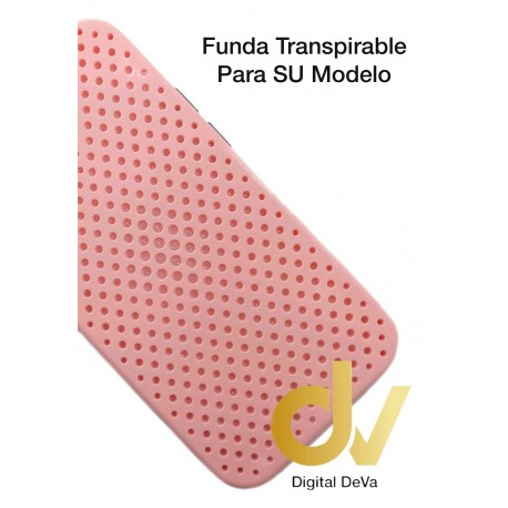 iPhone 12 Pro Funda Transpirable Rosa