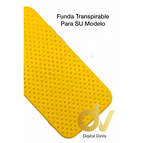 iPhone 12 Pro Funda Transpirable Amarillo