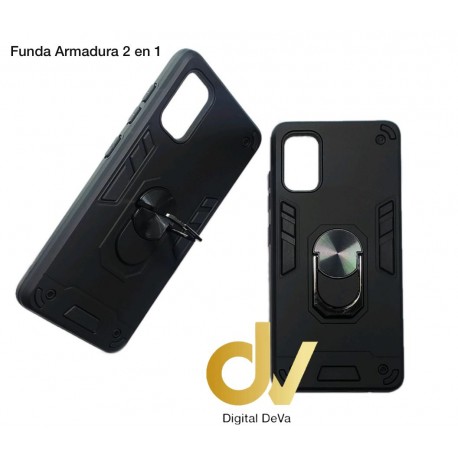 A15 Oppo Funda Armadura 2 En 1 Negro