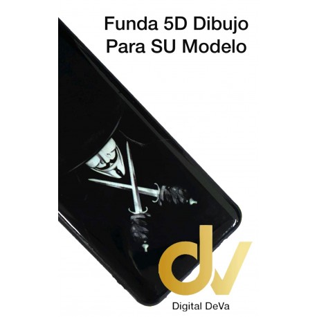 A9 2020 Oppo Funda Dibujo 5D Anonimo