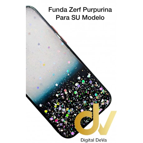 iPhone 12 Mini 5.4 Funda Zerf Purpurina Negro