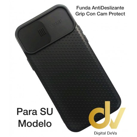 iPhone 12 6.1 / 12 Pro 6.1 Funda AntiDeslizante Grip Con Cam Protect Negro