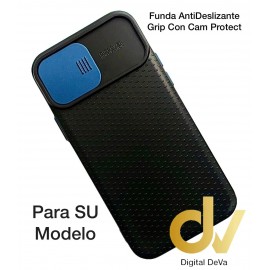 iPhone 12 6.1 / 12 Pro 6.1 Funda AntiDeslizante Grip Con Cam Protect Azul