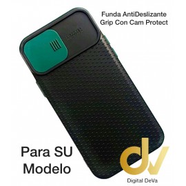 iPhone 12 6.1 / 12 Pro 6.1 Funda AntiDeslizante Grip Con Cam Protect Verde