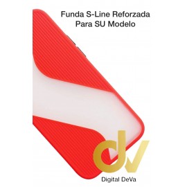 iPhone 12 Pro Funda S-Line Reforzada Rojo