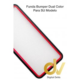 A91 Oppo Funda Dual Color Pvc Bumper Negro