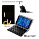 Universal 7" Funda Teclado Bluetooth Negro