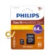 Memoria SD Phillips 64GB Clase 10