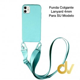 iPhone X / XS Funda Colgante Langyard 4mm Azul Turques