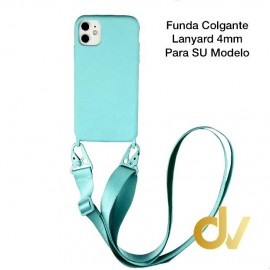 iPhone XS Max Funda Colgante Langyard 4mm Azul Turques