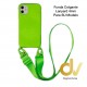 iPhone XS Max Funda Colgante Langyard 4mm Verde Neon