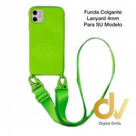 iPhone 11 Funda Colgante Langyard 4mm Verde Neon