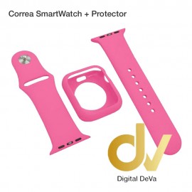 Correa SmartWatch + Protector 42mm Rosa
