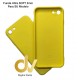 iPhone X / XS Funda Silicona Soft 2mm Amarillo