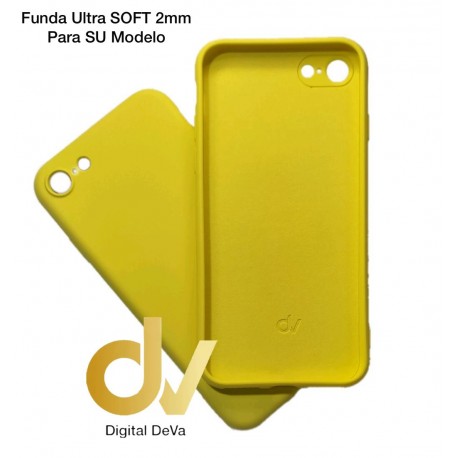 iPhone X / XS Funda Silicona Soft 2mm Amarillo