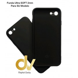 iPhone XS Max Funda Silicona Soft 2mm Negro