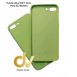 iPhone XS Max Funda Silicona Soft 2mm Verde